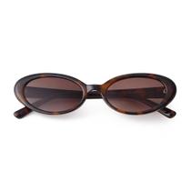Óculos de Sol Laurinny Retro Oval Tortoise Shell para Mulheres