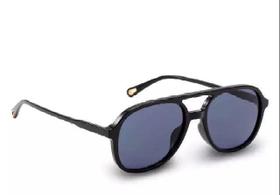 Óculos de sol lela joias 2w1415 c1 classico - aviador lentes e hastes pretas Óculos de sol lela joias 2w1415 c1 classico - aviador lentes e hastes pretas