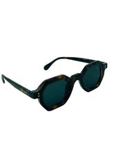 Óculos de sol lela joias 2w1463 c1 classico - hexagonal em acetato marmorizado Óculos de sol lela joias 2w1463 c1 classico - hexagonal em acetato marmorizado