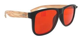 Óculos de Sol Lente Espelhada Estilo Bamboo Masculino Uv400 - Agoc lifestyle