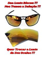 Oculos de sol lentes polarizada espelhada dourada 24k bloco para reposição das lentes