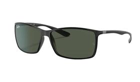Oculos De Sol Liteforce 4179 Armação Preto Fosco Lentes Verdes - Miami Sun