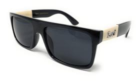 Óculos de Sol Locs 91156 - Lentes Black Shield UV400 - Unissex