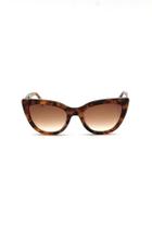 Óculos de sol LONGCHAMP LO 686 S 221 Vintage Havana para mulheres