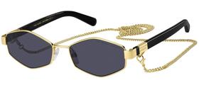 Óculos de sol Marc Jacobs MARC 496/S dourado/cinza para mulheres