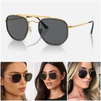 Óculos De Sol Marshal Dourado Preto Feminino Masculino Casual Moda Praia UV400 Barato Óculos De Sol Marshal Dourado Preto Feminino Masculino Casual Moda Praia UV400 Barato