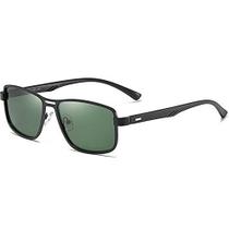 Óculos de Sol Masculino BARCUR Quadrado Armação de Aço Inoxidável tr90 Proteção uv400