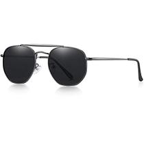 Óculos de Sol Masculino BARCUR Retro Hexágono Polarizado Proteção uv400 Óculos de Sol Unissex Óculos de Sol Masculino BARCUR Retro Hexágono Polarizado Proteção uv400 Óculos de Sol Unissex