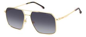 Óculos de sol masculino Carrera 333/S J5G 59Q3-Dourado/Preto