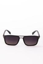 Óculos de sol masculino com detalhes na haste em verde militar material acetato e metal proteção UV Óculos de sol masculino com detalhes na haste em verde militar material acetato e metal proteção UV