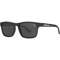 Óculos de Sol Masculino Com Proteção UV400 Polarizado Formato Quadrado Armação Preto Fosco Para Rosto Médio Largo Uso Casual Dia a Dia Esportes VH - Village Heaven