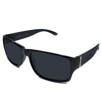 Óculos de Sol Masculino Emborrachado Brilhante Proteção Uv400 Envio Imediato