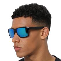 Óculos De Sol Masculino Feminino Esportivo Polarizado Proteção UV400 Azul H7543