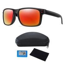 Óculos De Sol Masculino Feminino Esportivo Polarizado Proteção UV400 Vermelho N642