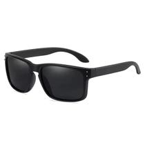 Óculos De Sol Masculino Feminino Esportivo Polarizado UV400 Quadrado Preto Q735