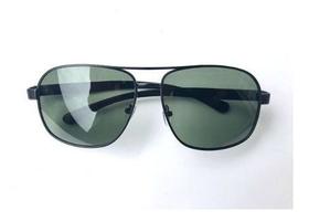 Óculos De Sol Masculino Luxuoso De Metal Lentes Polarizadas