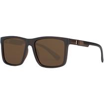 Óculos de Sol Masculino Marrom Escuro Formato Quadrado Lente Com Proteção UV400 Polarizado Design Moderno Elegante Uso Casual Dia a Dia VH 20102 C3