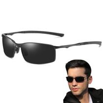 Óculos de Sol Masculino Metal Aoron Polarizado Proteção Uv400