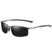 Óculos de Sol Masculino Metal Aoron Polarizado Proteção Uv400