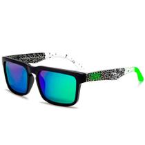 Óculos de Sol Masculino Polarizado Kdeam KD901 Preto e Verde