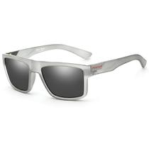 Óculos de Sol Masculino Polarizado Proteção UV400 Formato Quadrado Armação Cinza Lente Preta Rosto Fino Uso Casual Dia a Dia Dirigir Esportivo VH 1035 Óculos de Sol Masculino Polarizado Proteção UV400 Formato Quadrado Armação Cinza Lente Preta Rosto Fino Uso Casual Dia a Dia Dirigir Esportivo VH 1035