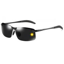 Óculos De Sol Masculino Polarizado Retangular Solar Esporte