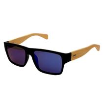 Oculos de Sol Masculino Polarizado UV400 Haste Bambu Novo