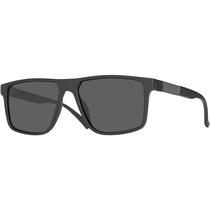 Óculos de Sol Masculino Polarizado UV400 Para Rosto Grande Preto Fosco Original Village Heaven 6287