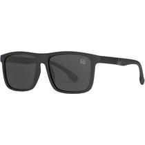 Óculos de Sol Masculino Preto Lente Proteção UV400 Polarizado Visão Nítida Confortável Armação Policarbonato Detalhes Metal Village Heaven 6069