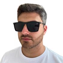 Oculos De Sol Masculino Quadrado Metal Original Finoti Uv400 Verão