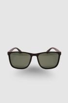 Óculos de Sol Masculino Quadrado Preto Fosco