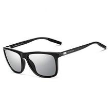 Óculos de Sol Masculino Quadrado VEITHDIA com Proteção Uv400 Polarizados Anti-Reflexo