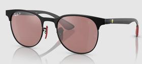 Óculos De Sol Masculino Ray-Ban RB8327-M F041/H2 53 Linha Ferrari
