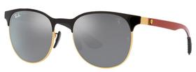 Óculos De Sol Masculino Ray-Ban RB8327-M F081/6G 53 Linha Ferrari