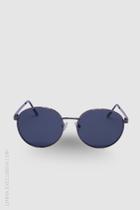 Óculos de Sol Masculino Redondo Preto Sir Óculos de Sol Masculino Redondo Preto Sir