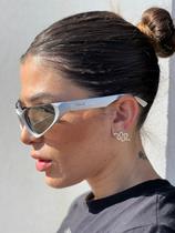 Óculos de Sol Masculino TR90 Ibiza Prata Lente Espelhado
