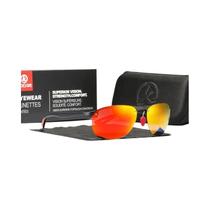 Óculos de Sol Masculinos Oval Polarizado TR90 - Armação TAC e Lentes com Capa de Borracha