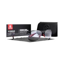Óculos de Sol Masculinos Oval Polarizado TR90 - Armação TAC e Lentes com Capa de Borracha