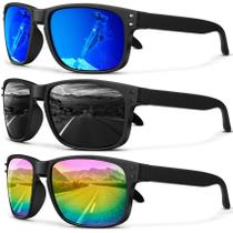 Óculos de sol masculinos polarizados ANYLUV Square Style UV400