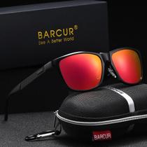 Óculos De Sol Masculinos Polarizados UV400 Com Armação Confortável E Design Ergonômico Para O Nariz