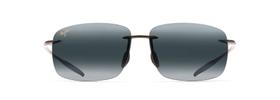 Óculos de sol Maui Jim Breakwall Polarized Gloss Black Medium