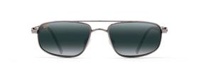 Óculos de sol Maui Jim Kahuna Polarizados Gunmetal Grey Masculinos