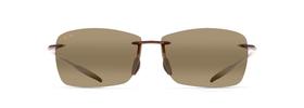 Óculos de sol Maui Jim Lighthouse Polarized Rimless Rootbeer
