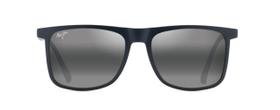 Óculos de sol Maui Jim Makamae Polarized Matte Blue XL