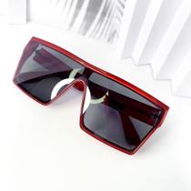 Óculos de sol max quadrado retrô detalhe na haste modelo cód 68-93393