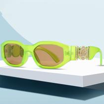 Óculos De Sol Medusa Luxo Fashion Retro Moda Retangular Vintage - Smile Company
