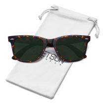 Óculos de sol MEETSUN Classic Retro Square Polarized UV400