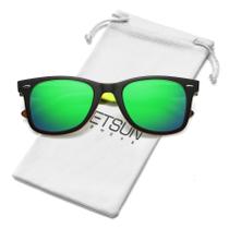 Óculos de sol MEETSUN Classic Retro Square Polarized UV400