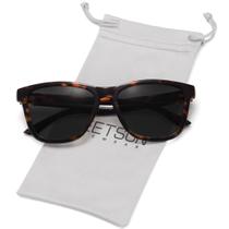 Óculos de sol MEETSUN com proteção UV400 polarizada para mulheres/homens