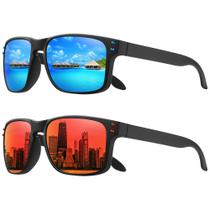 Óculos de sol MEETSUN Polarized UV400 Protection, pacote com 2 Óculos de sol MEETSUN Polarized UV400 Protection, pacote com 2